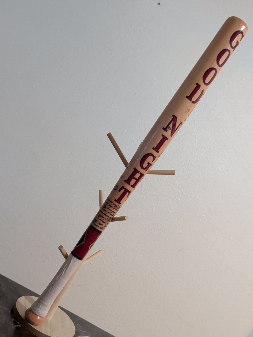 Harley Quinn Wooden Baseball Bat - Tan
